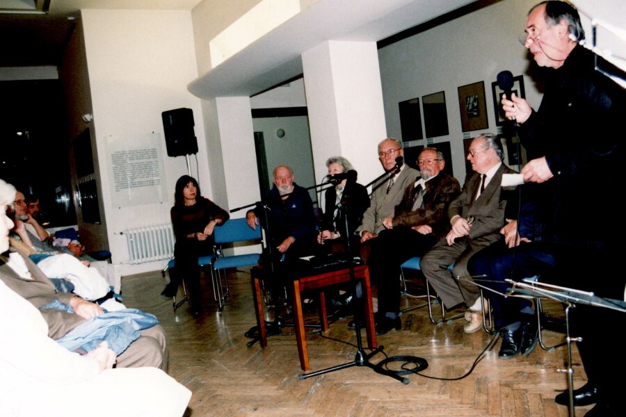 zprava Pavel Liška, Ludvík Kundera, Zdeněk Macháček, Antonín Čalkovský, Nina Dvořáková, Miroslav Netík, Jana Vránová; foto: Anna Pecková